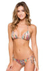 Luli Fama My Way Crystallized Seamless Triangle Top
